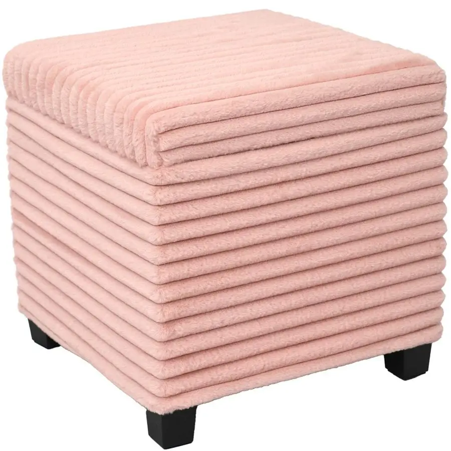 Faux Fur Ottomans C…