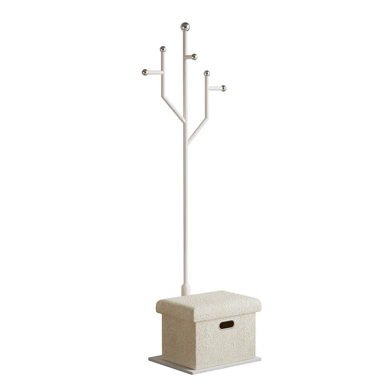 

Coat rack at the entrance, floor to ceiling bedroom household shoe changing stool hanging hanger