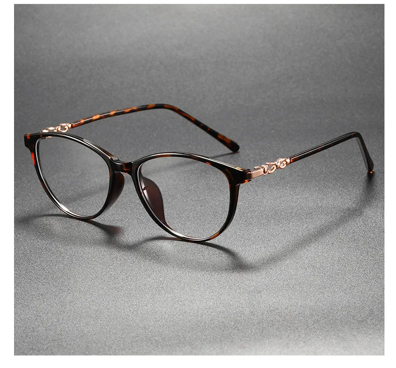 Neue Modische Markendesign Retro Katzenaugen-Rahmen Kurzsichtigkeits-Brille mit Sehstärke Photochromatisch Anti-Blaulicht Damen Astigmatismus-Brillen – Detail 21