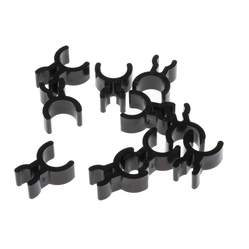 10Pcs Trumpet Pencil Clip Black Durable French Horn Pencil Clips Make Notes Fits Inside Pipe