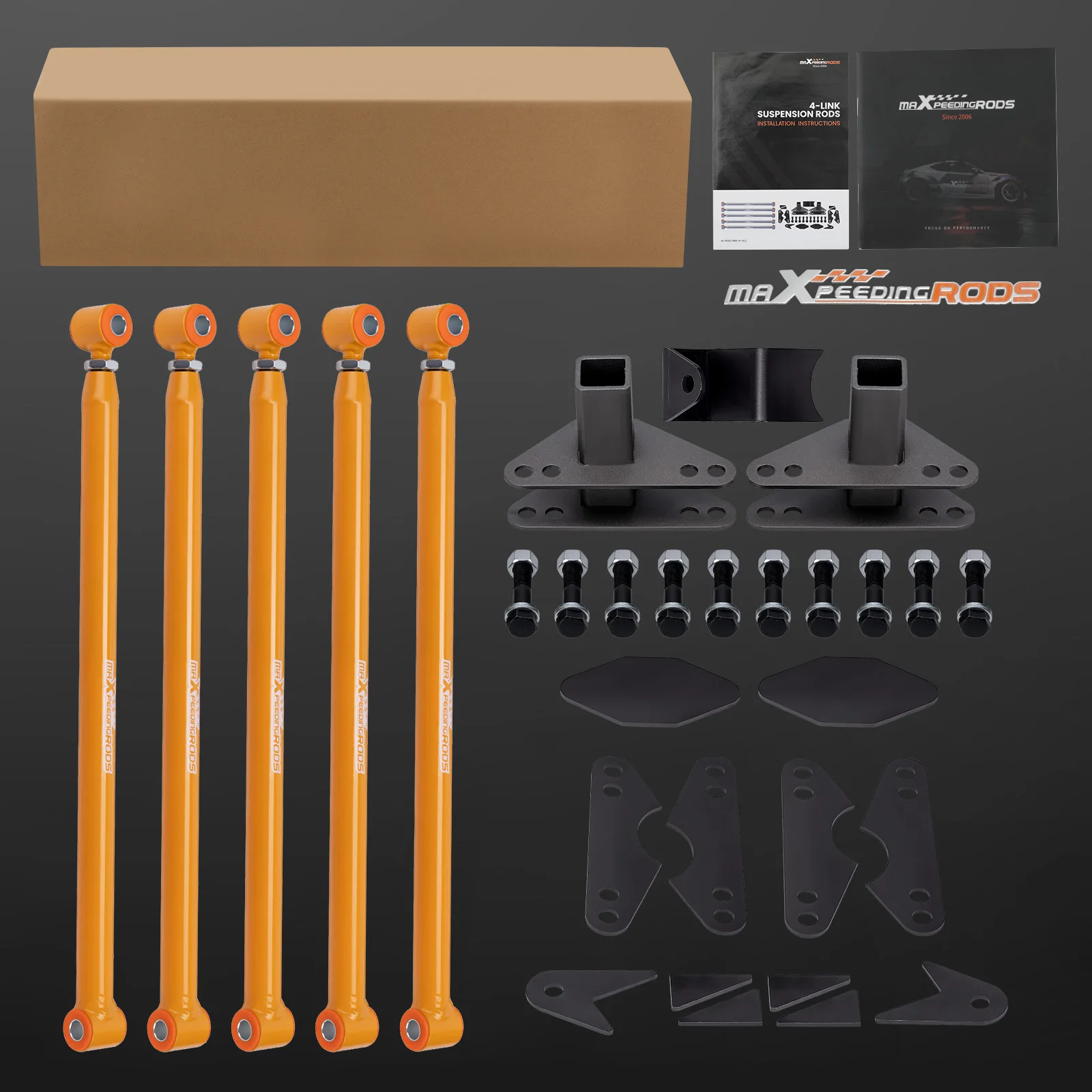 Rear Weld On 4-Link Suspension Lift Kit Heavy Duty 24