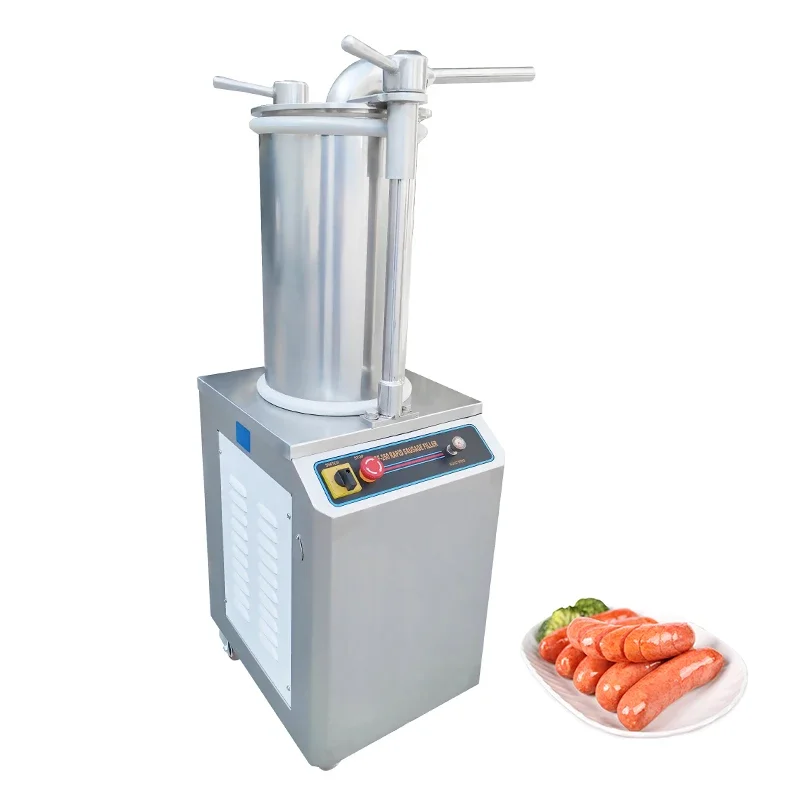 Stainless Steel Small Automatic Sausage Stuffer / Small Sausage Filler Machine / Meat Making Machine