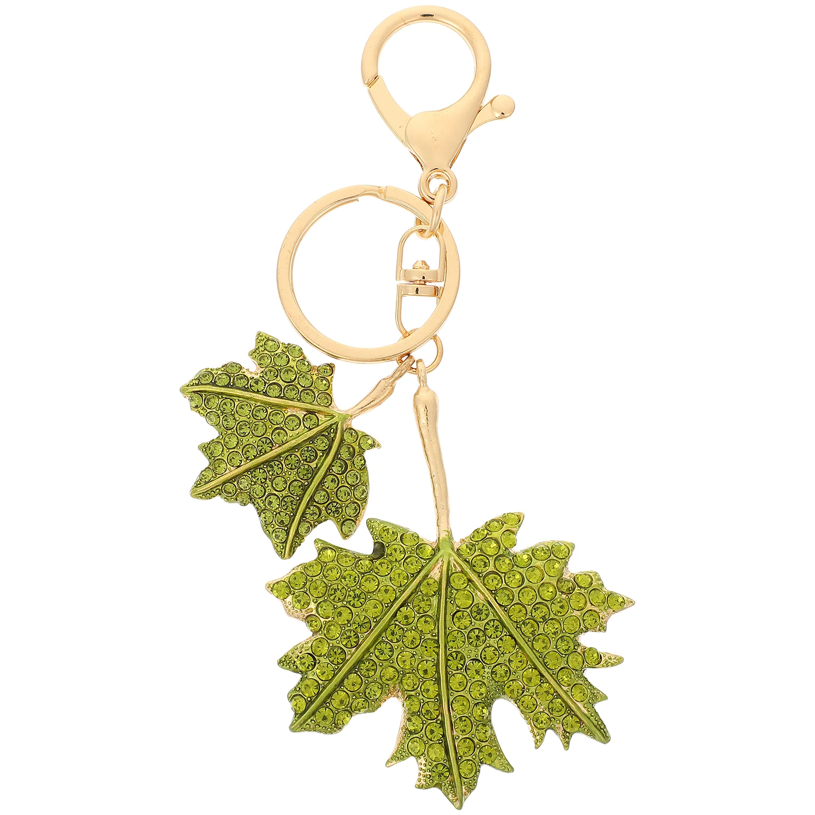 Metal Key Chain Charm Decor Lovely Keychain Zinc Alloy Plant Maple Leaf Pendant