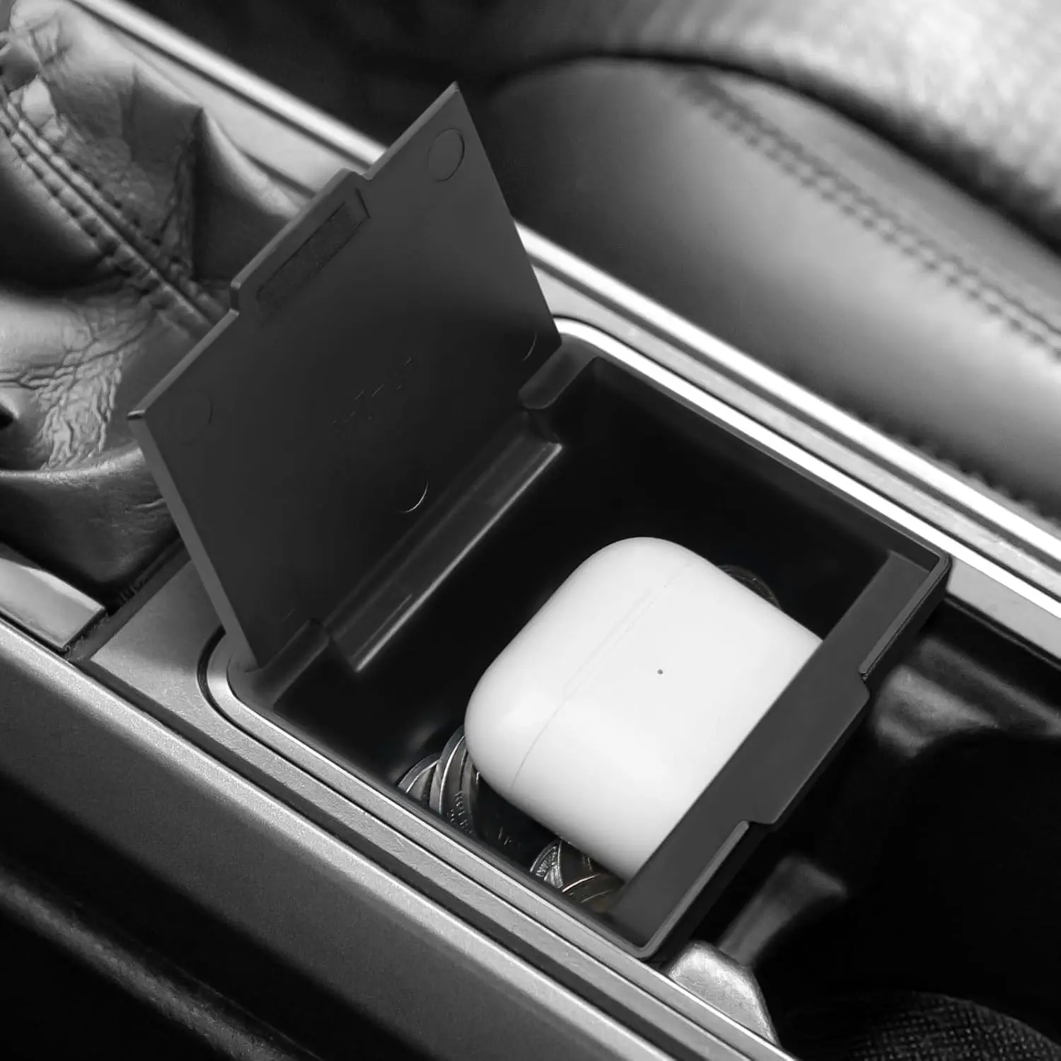 コイン収納センターコンソールオーガナイザー トヨタ 2016-2022 2023 タコマアクセサリー ABS素材インサートカップホルダーコイン用