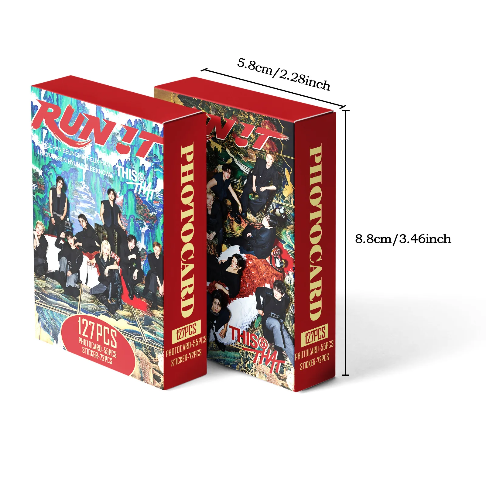 127 K-pop boy group mini photo cards, sticker cards, Lomo cards, fan support collectible cards, gifts image 5