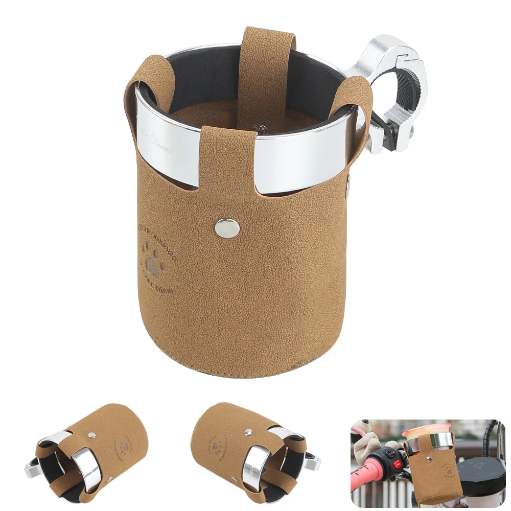 Motorcycle Water Cup Retro Bicycle  Aluminum Alloy Beverage Coffee Cup Holder Multifunctional Cup Holder