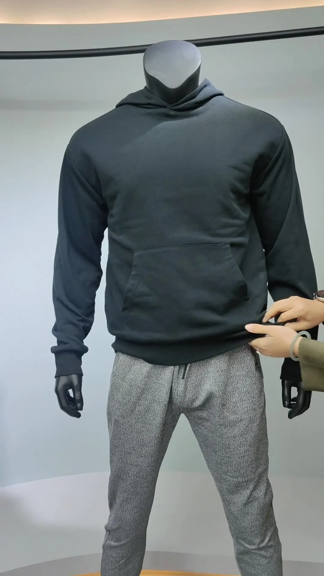 SGS Level 5 Stab Proof Hoodie Concealable Soft Anti-Slash Tactical Self-Defense Sweatshir for Survival Security&Daily Protection