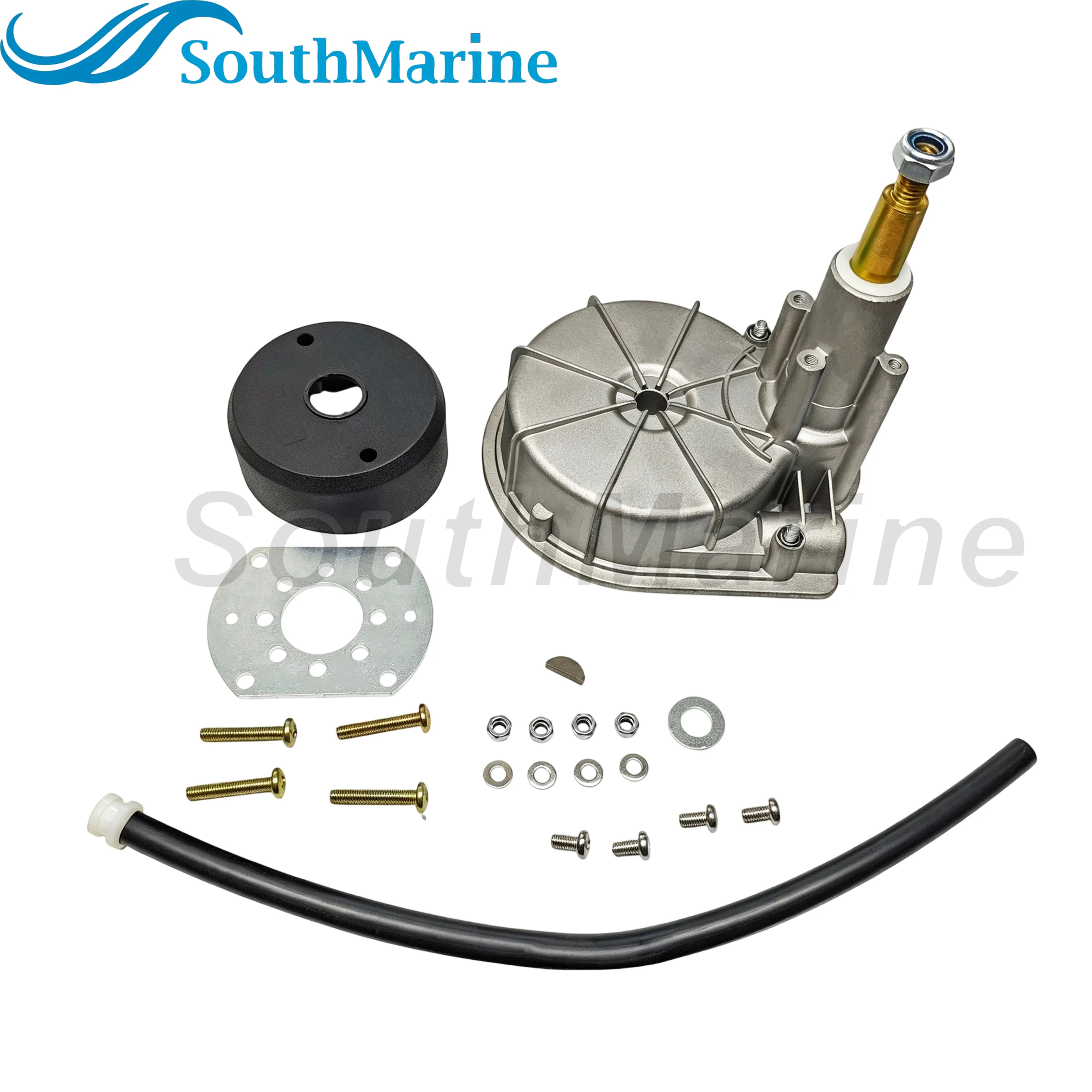 Marine Outboard 100HL Rotary Mechanical Steering Helm System Assembly for Yachts Fishing Boats Small Sailboats Speedboats Lifebo