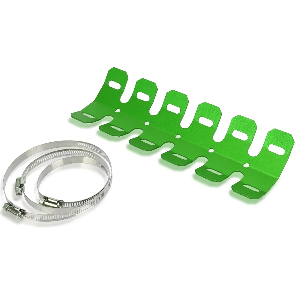 야마하 YZ125 YZ250 YZ426F YZ450F 및 혼다 CRF 250X 450X/250LX 450R 450X용 배기 머플러 열 차단 커버 충돌 보호대