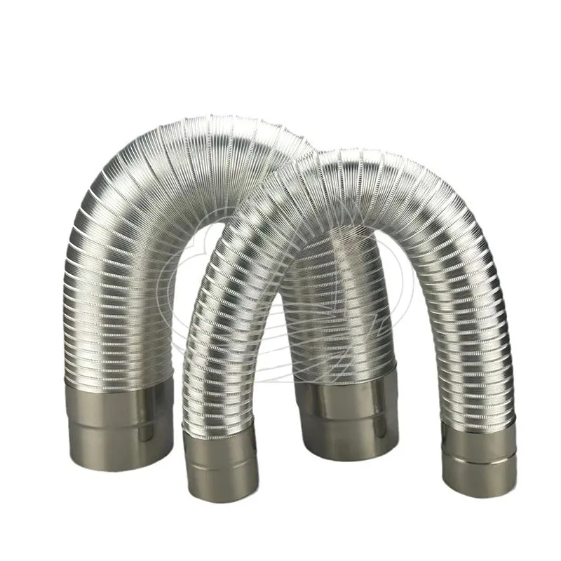 

1.5m Flexible Exhaust Pipe Duct Ventilation for Fume Hot Air Steam 5/6/9mm Diameter
