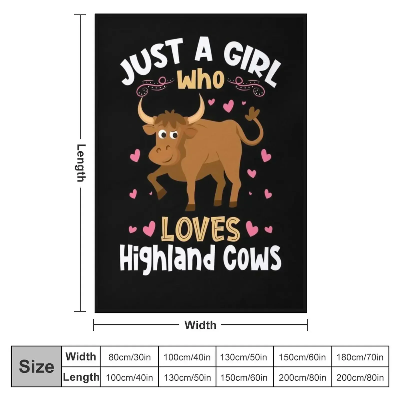 Just a Girl who Loves Highland Cows Throw Blanket manga Luxury Throw Fashion Sofas Large Blankets