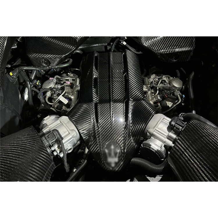 

Carbonado Dry Carbon Fiber Engine Cover Interior ForMaserati MC20 2020 up