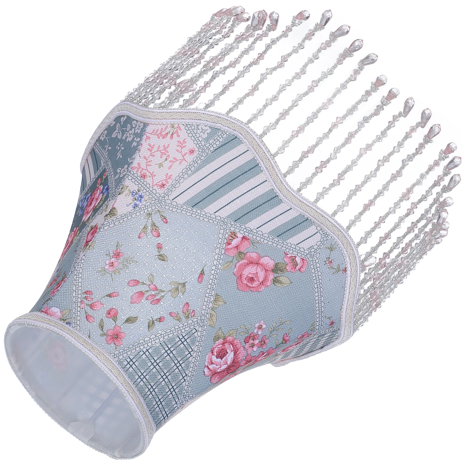 

Тканевый абажур из шалфея, зеленая ткань, настольная лампа, прикроватные светильники, декоративные цветы, винтажные абажуры в европейском стиле, безопасные