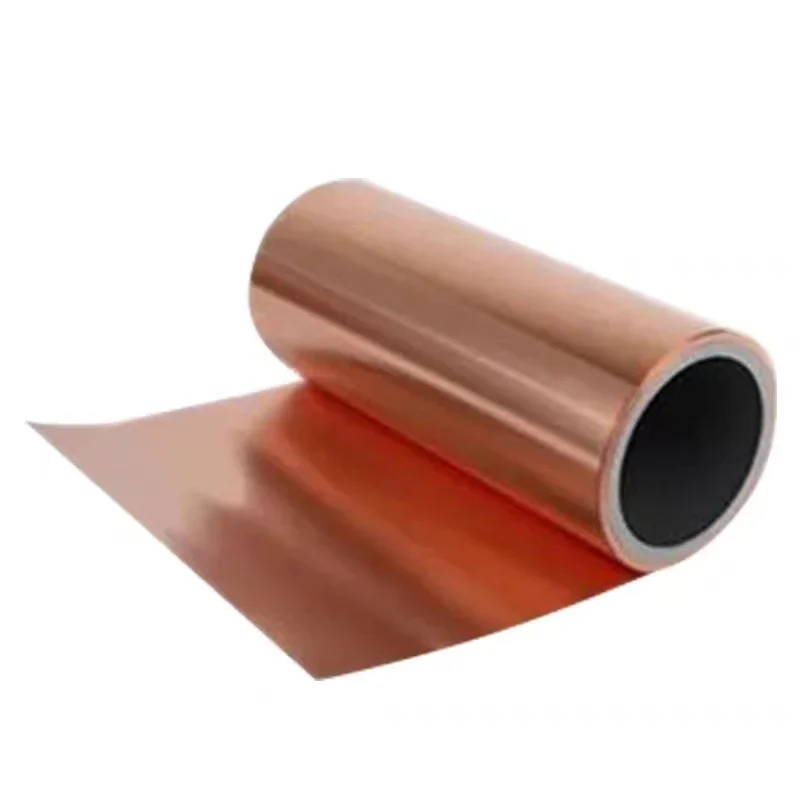 Width (100mm 200mm 300mm) High Purity Metal Copper Foil Experimental Research can be Customized Size Cu99.93%