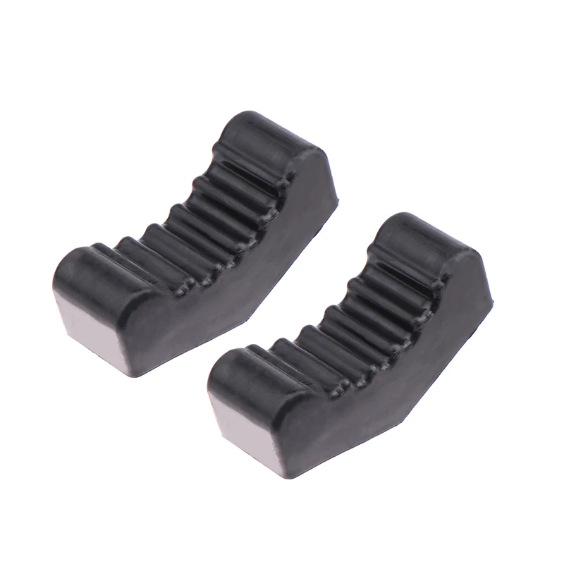 2pc Car Slotted Lift Jack Stand Rubber Pad Rubber Car Jack Lift Pad Stand Pinch Weld Floor Frame Rail Adapter Jack Pad Anti-slip