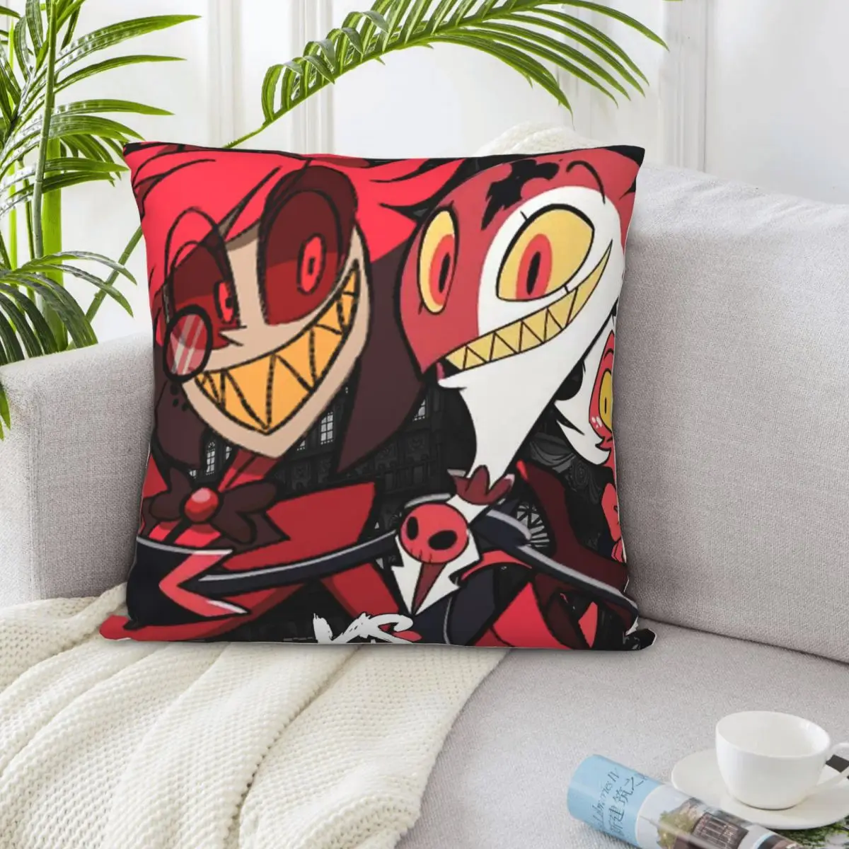 Helluva Boss أنيمي 001164 الألواح الأمامية أكياسها الوسائد ل أريكة Dakimakura كيس وسادة غطاء وسادة