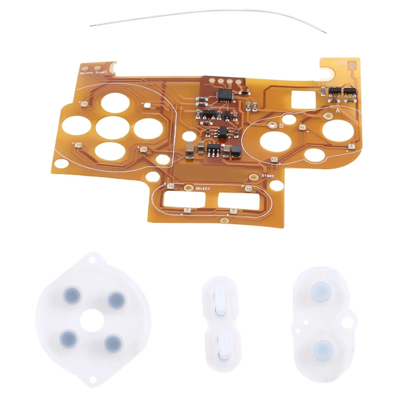 For Gameboy Color LED Light Ribbon Board For GBC Host Button Discoloration Accessories DIY Button Light Color Modify Kits