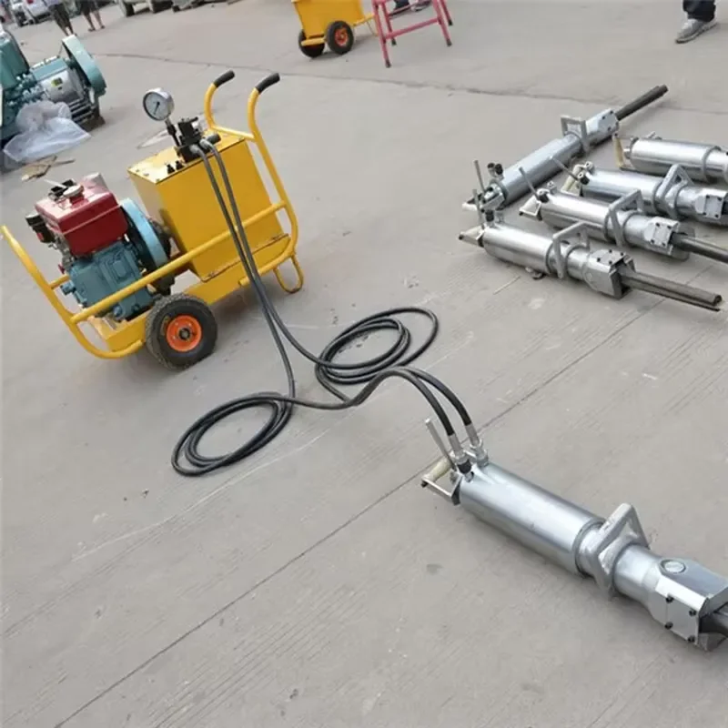 Factory Price Portable Diesel/Electric Driven Portable Hydraulic Rock Concrete Splitter Machine for Granite & Concrete