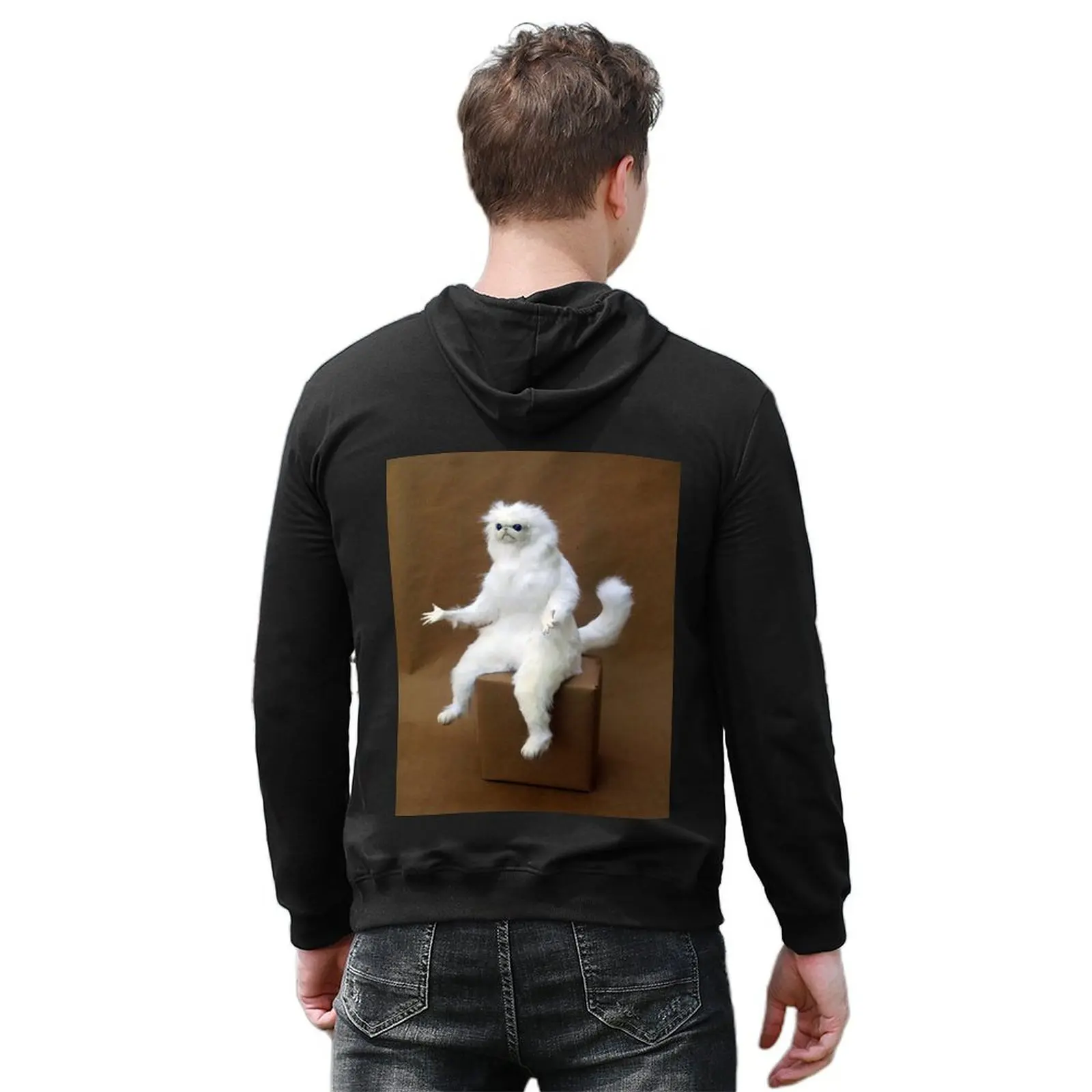 بلوزة بقلنسوة من فارسي Cat Room Guardian على الطراز الياباني، قميص بقلنسوة، ملابس جمالية، هوديي