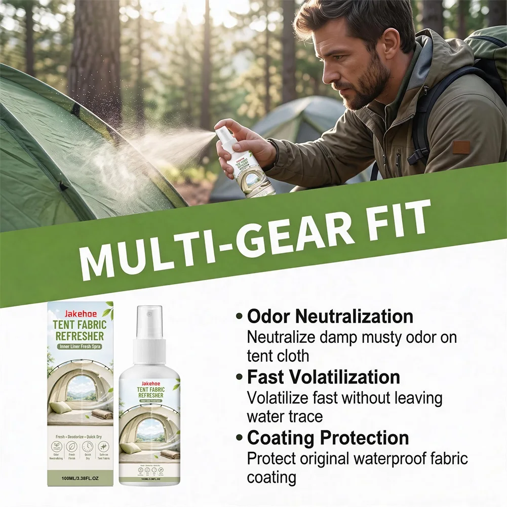 Camping Tent Tent Cleaner Waterproofing Spray Versatile Water-Shield Fabric Protector Spray Outerwear, Tents, Backpacks, Can-vas