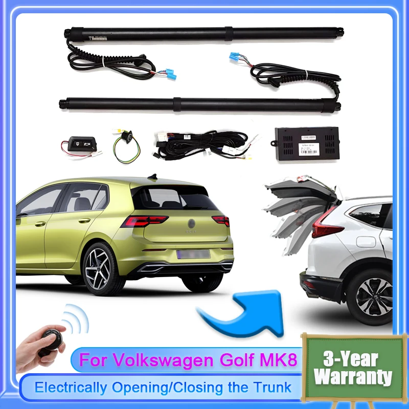 For Volkswagen VW Golf Mk8 MQB 2019~2024 Vehicle Electric Tailgate Lift for Drive Trunk Intelligent Opening of Tail gate