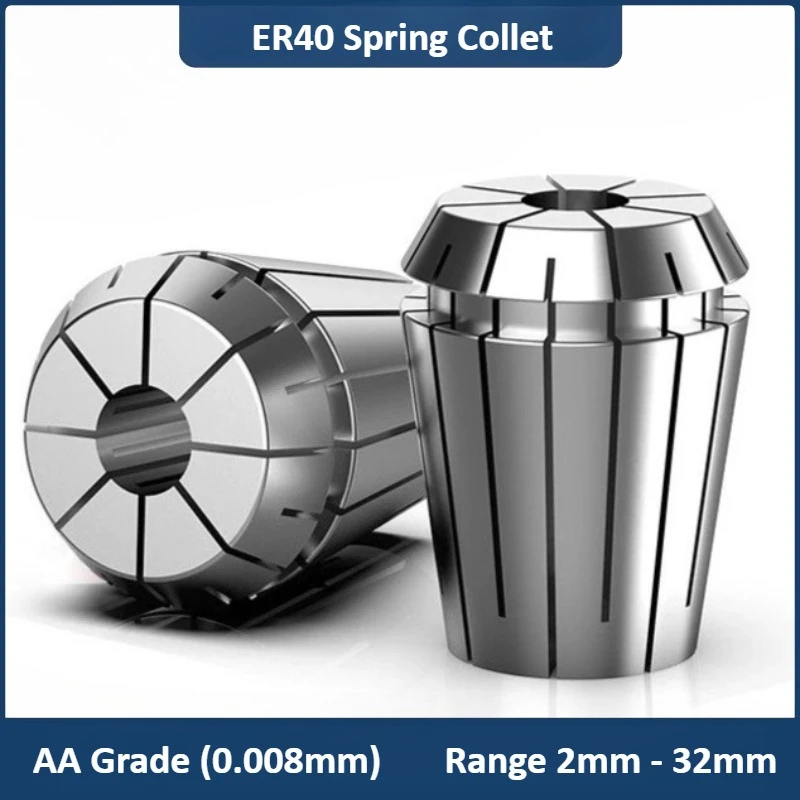 

ER40 4 6 8 10 12 14 2-32mm Spring Collet Set High Precision ER40 CNC Engraving Machine ER40 Spring Collect Chuck Clamp