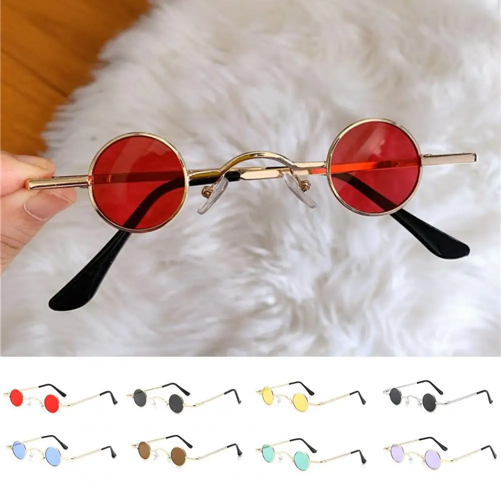 

Vintage Punk Round Sunglasses Unisex Sunglasses Small Frame Hip Hop Style Women Men Sun Glasses Steampunk Sunglasses Photo Props