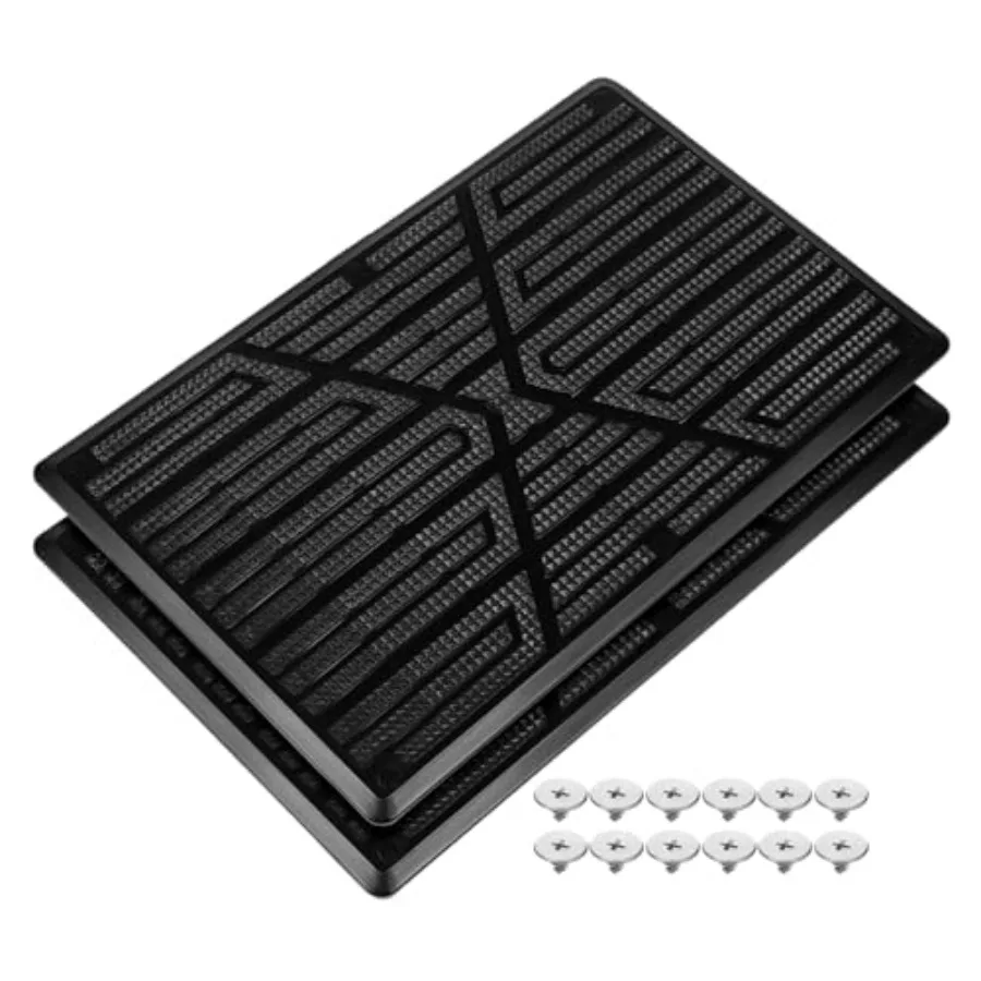 2pcs Car Floor Mat Repair Patch Rubber Pedal Cover Anti-Slip Foot Pedal Pad Auto Carpet Protector for Front Rear Seats Home Off
