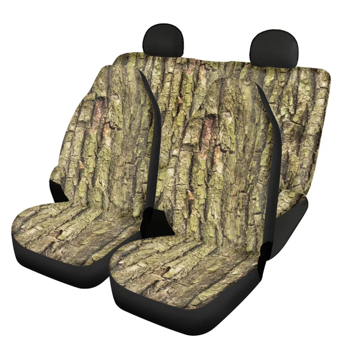 Branch Wood Art Design Car Seat Cover Fashion Soft Front and Back Car Seat Covers Universal Most of Vehicle Seat Protect Durable