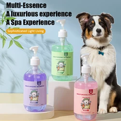 500ML Cat Dog Shower Gel Shampoo 2 in 1 Deodorising Fragrance Retaining Hair Smooth Tangle Free Pet Cleaning Care Products