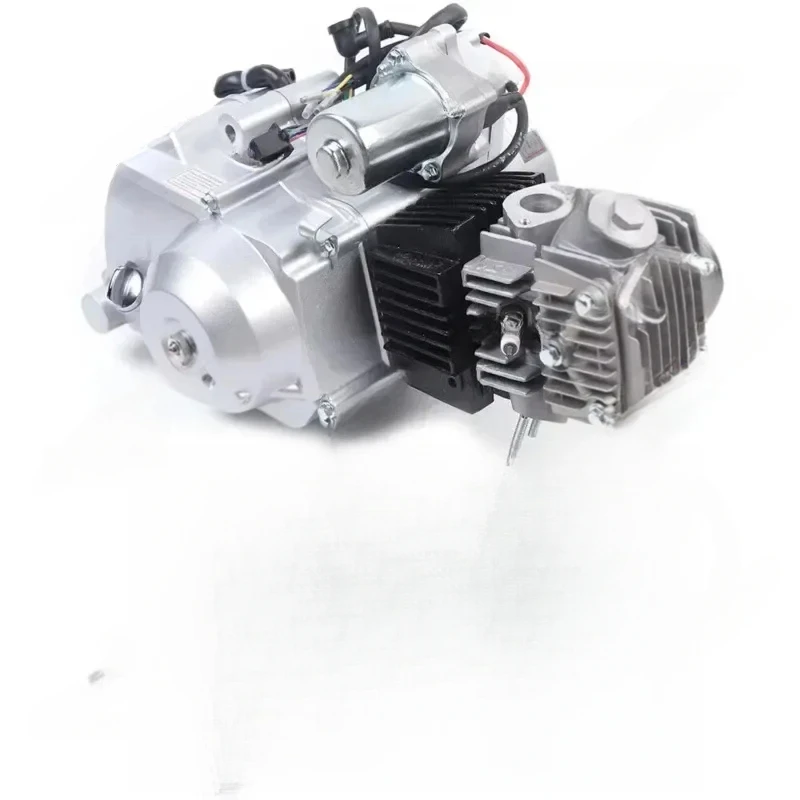 125CC 4 Stroke Semi Auto Engine Motor 4 Speed W/ Reverse for ATV Go Kart/Three Advances, One Retreat
