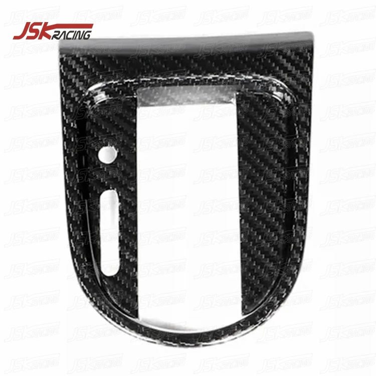 DRY CARBON FIBER GEAR SURROUND LHD for 2015-2019 FORD MUSTANG 2D