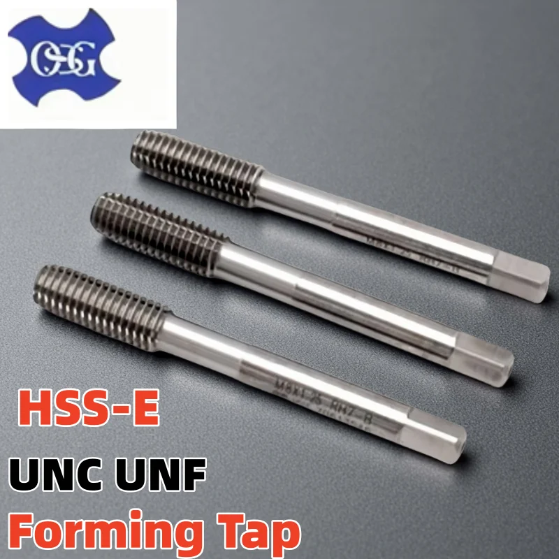 

1PCS OSG HSSE Forming Tap UNC UNF UNS 1-64 2-56 3-48 4-40 5-40 6-32 8-32 3/16 10-24 12-24 1/4 5/16 3/8 Machine Screw Thread Taps