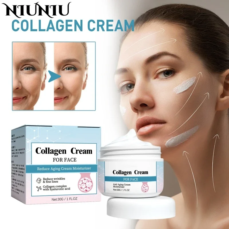 

Lighten Fine Lines Moisturize Lotion Maintain Collagen Facial Lifting Improving Crow's Feet Sagging Skin Facial Depression Cream