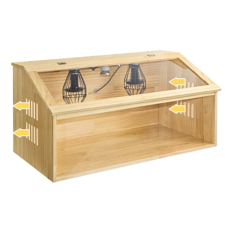 Hot-selling Professional Temperature-controlled Chicken Brooder Box Houses CE Certificate Full Automatic Wood Acrylic Solid