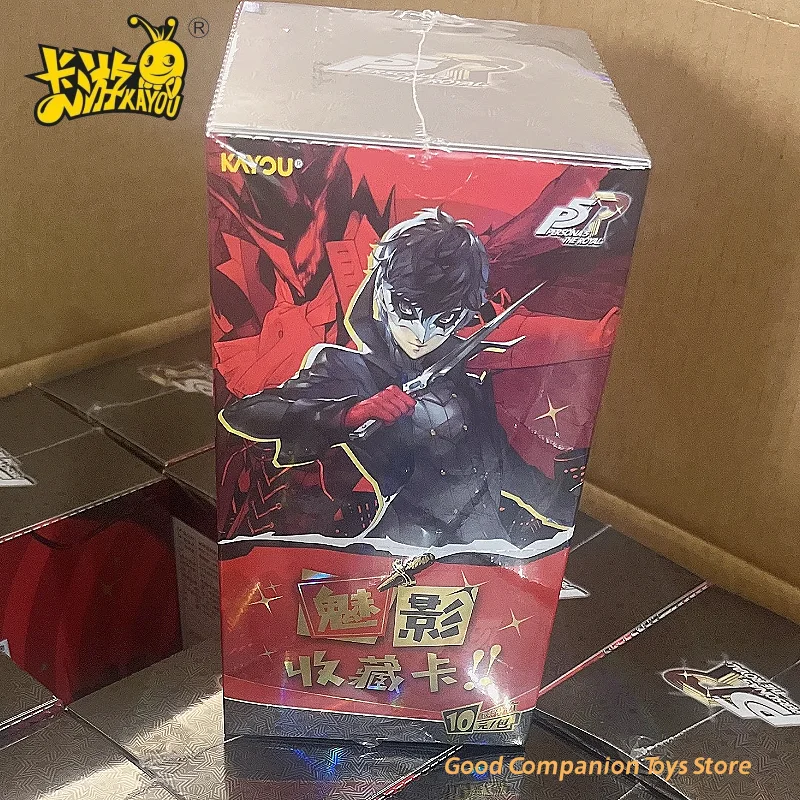 Genuine KAYOU Persona Card 5 Royal Phantom Series Anime Collectible Card Acrylic Magnetic Refrigerator Sticker Series Toys Gifts