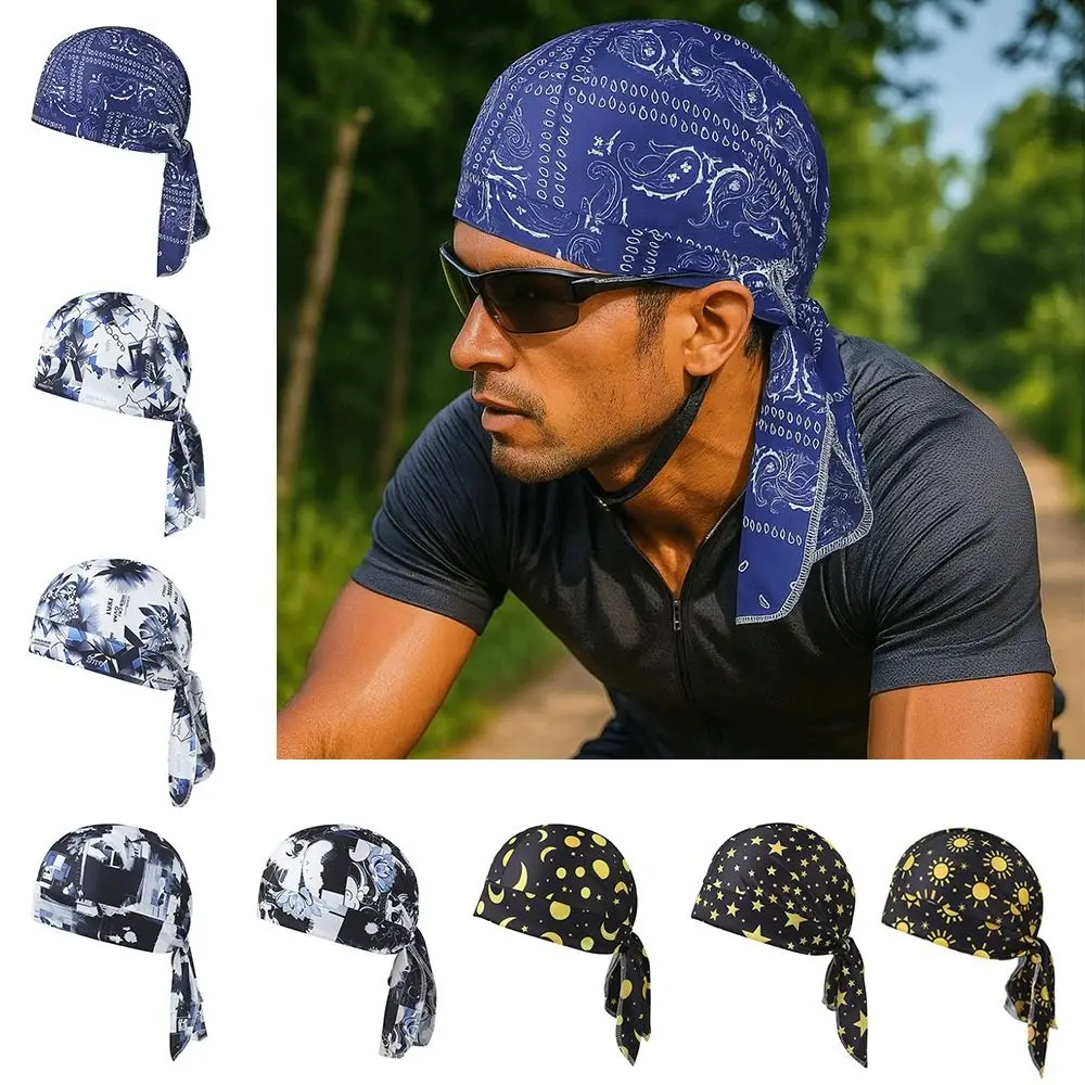 내구성이 뛰어난 통기성 사이클링 헤드밴드 빠른 건조 경량 반다나 모자 자외선 차단 사이클링 모자 야외 스포츠