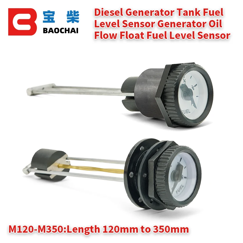 

Flange Diesel Generator Tank Fuel Level Sensor Generator Oil Flow Float M120-M350