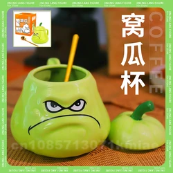 Plants Vs. Zombies Cups 500ml Gift box Creative Kawaii Squash Ceramic Mug quality good Couples Cup Gift Box Child Birthday Gifts