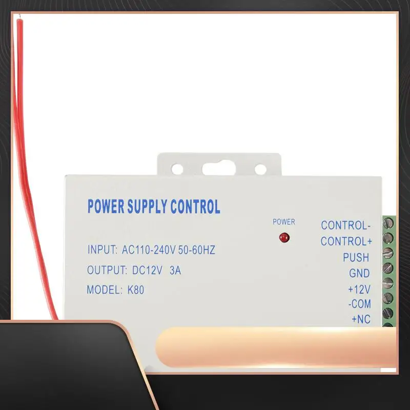 

Система доступа к двери K80, электропитание, управление постоянным током 12 В, 3 А, миниатюрная система питания/электрического замка/система контроля доступа