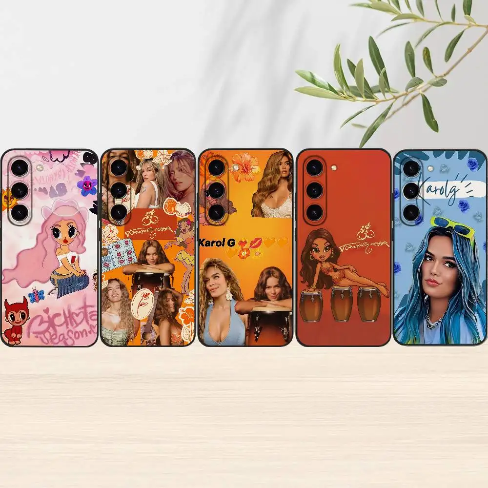 K-Karol G Dibujos Phone Case For Samsung Galaxy S21 S22 S23 S24ULTRA S25ULTRA FE Ultra Plus5G A52S S26 Soft Cover