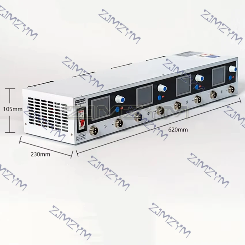 YPSDZ ad alta precisione 4 canali 5V 50A rilevatore di scarica di carica pacco batteria bilanciamento di tensione tester di capacità della batteria al litio
