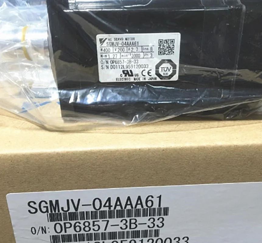 

New original SGMJV-04AAA61 AC servo motor, stock, one year warranty