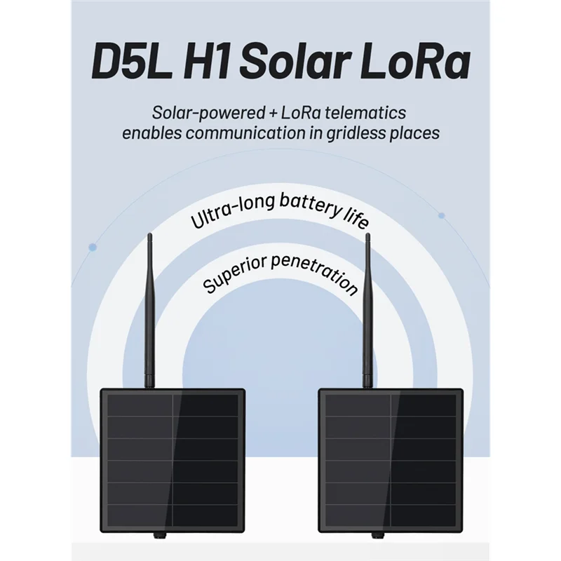 【ABUP】H1 D5L Meshtastic Mesh Lora Repeater 5W مجموعة تعمل بالطاقة الشمسية لوحدة Heltec ESP32 V3 Lora جهاز Iot المدمج