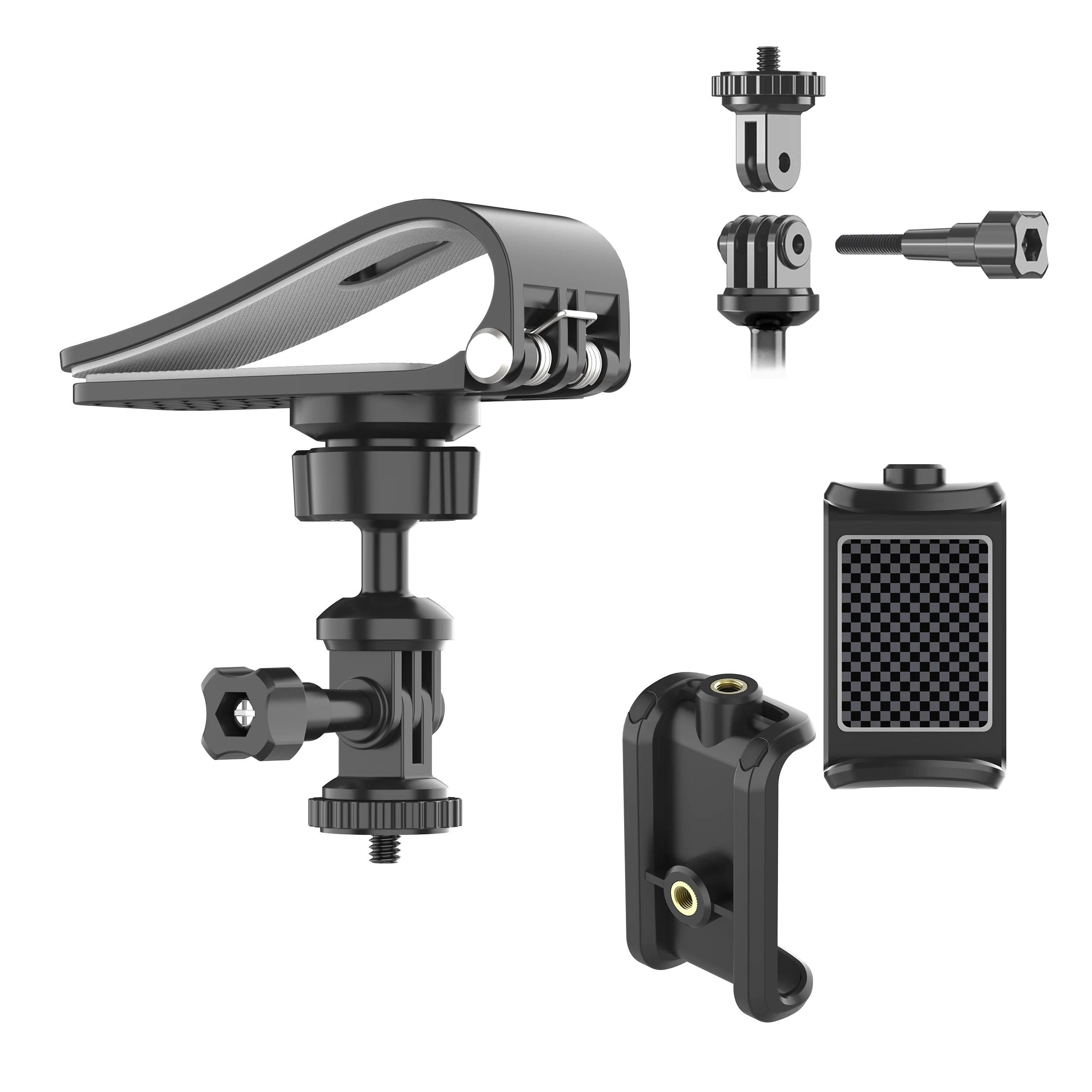 Car Mount Inside Holder with Phone Clip for Vlog/Video POV Mount Smartphone Accessories,for 1/4 adapter Cameras Suitable