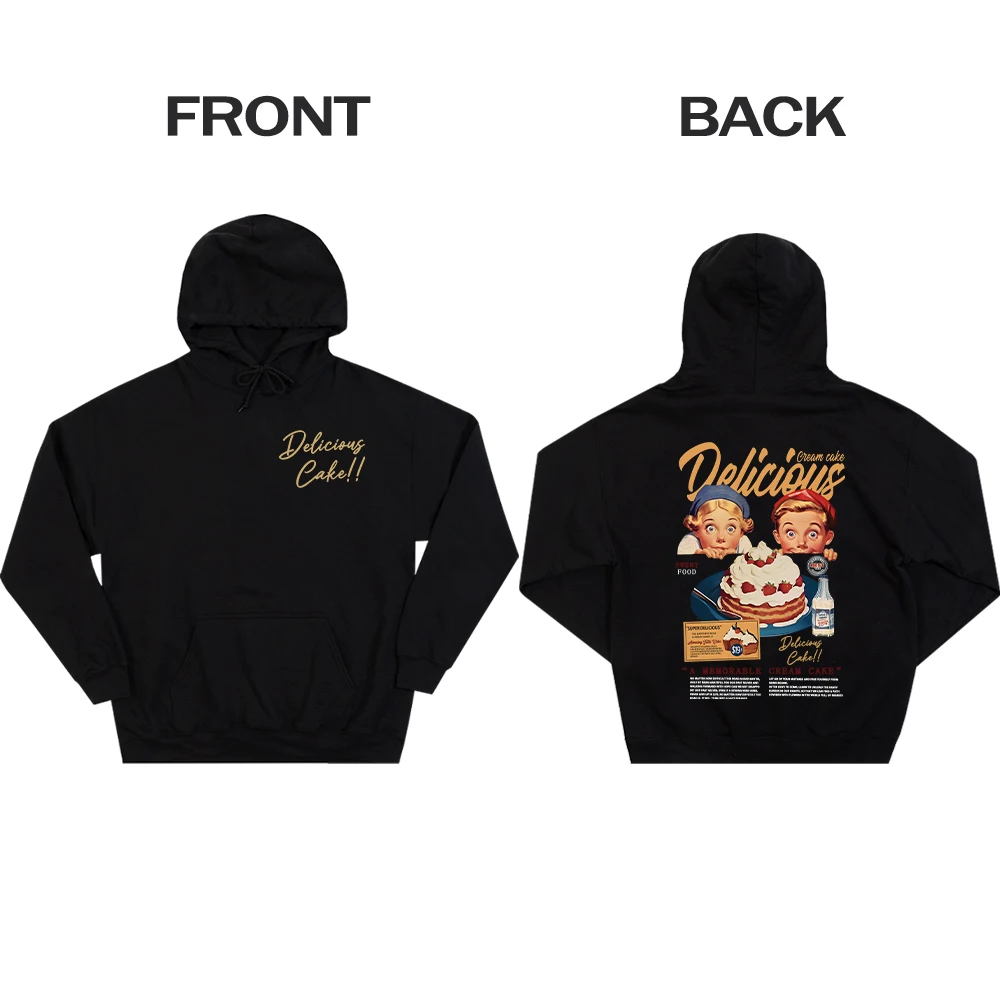 Printed Hoodies for Men Casual Long Sleeve Hooded Sweatshirts Hip Hop Harajuku Hoodie Y2k Men Tops Hoodies Unisex