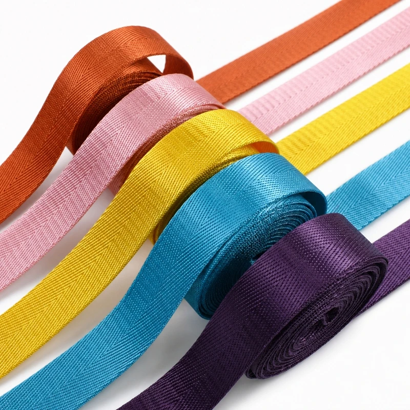 10Meters Herringbone Nylon Webbing 20/25/32/38mm Ribbon Strap Tape Safety Belt Binding Webbings By Meter Sewing Bias Accessories