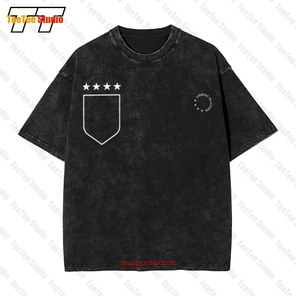 Uswnt joueurs unité quatre étoiles Vintage T-Shirt surdimensionné 9J30