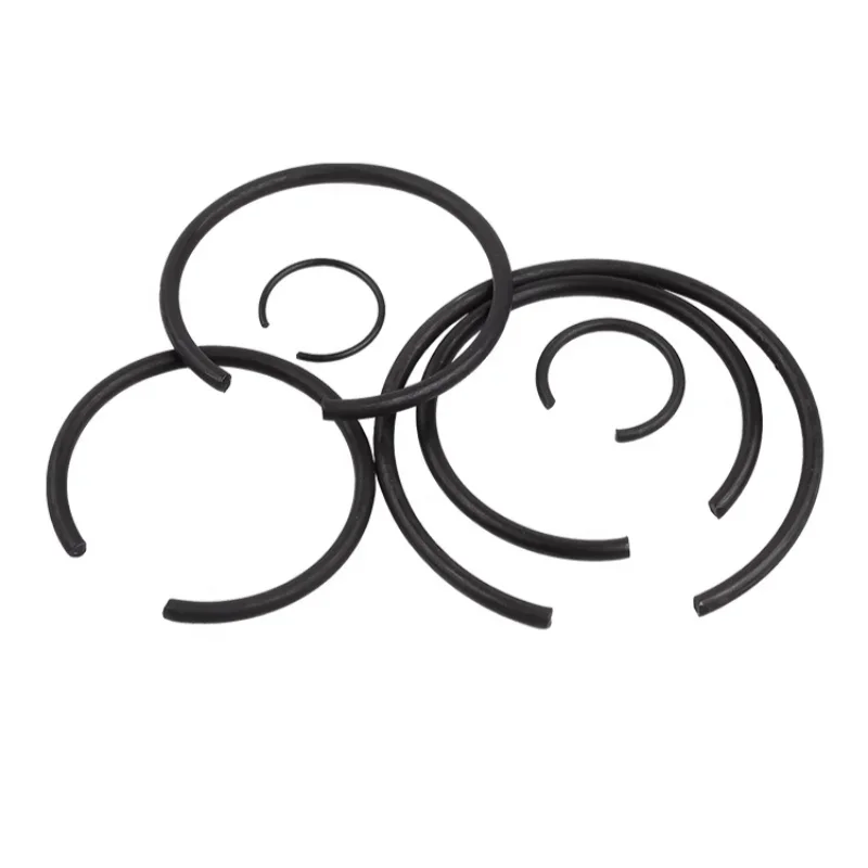 Schwarzer Sicherungsring aus Kohlenstoffstahl M4-M150 für Wellen und Achsnuten – Detail 4