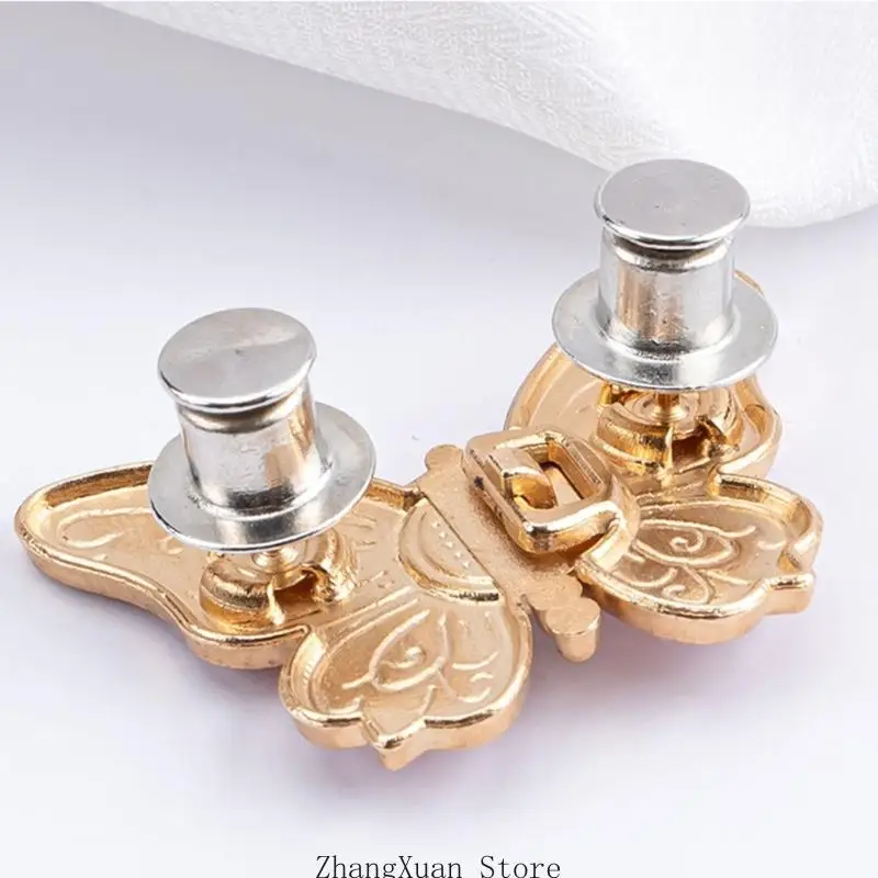 Schmetterlings-Taillenverschlüsse aus Metall, 30 Stück für lockere Hosen, passend für 3 x – Detail 4